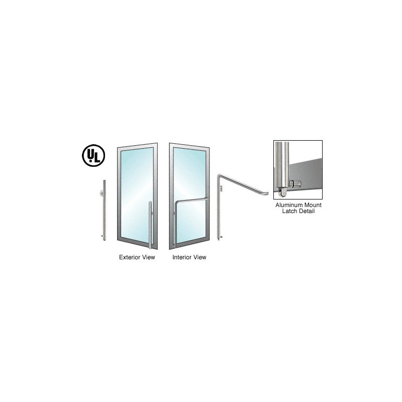 LHR Aluminum Door Mount Panic Handles