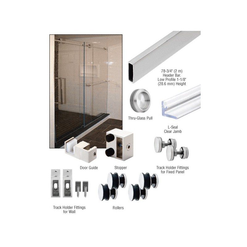 Buy SER78BS CRL Brushed Stainless Steel Deluxe 180 Degree Serenity ...