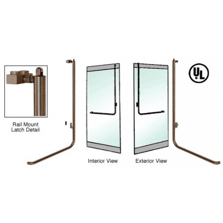 Plaque Murale CRL Genève GEN0370RB – Bronze Frotté à L'huile, Pour 2 Trous