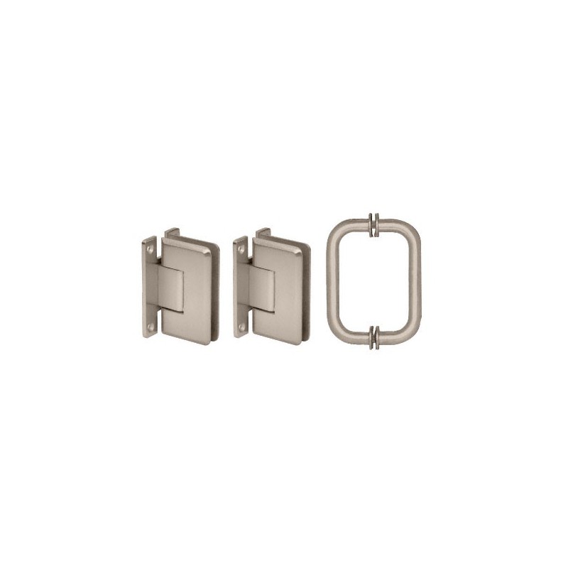 Buy C0LS3BN CRL Brushed Nickel Cologne 037 Hinge and Shower Pull Handle Set