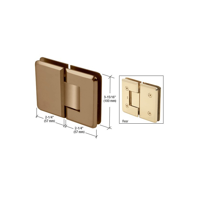 Buy C0L180BBRZ CRL Brushed Bronze Cologne 180 Series 180 Glass-to-Glass ...